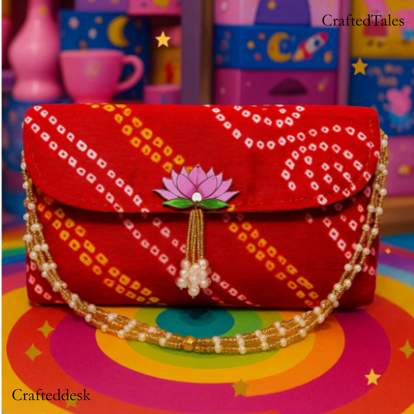 Bandhej Bliss Clutch