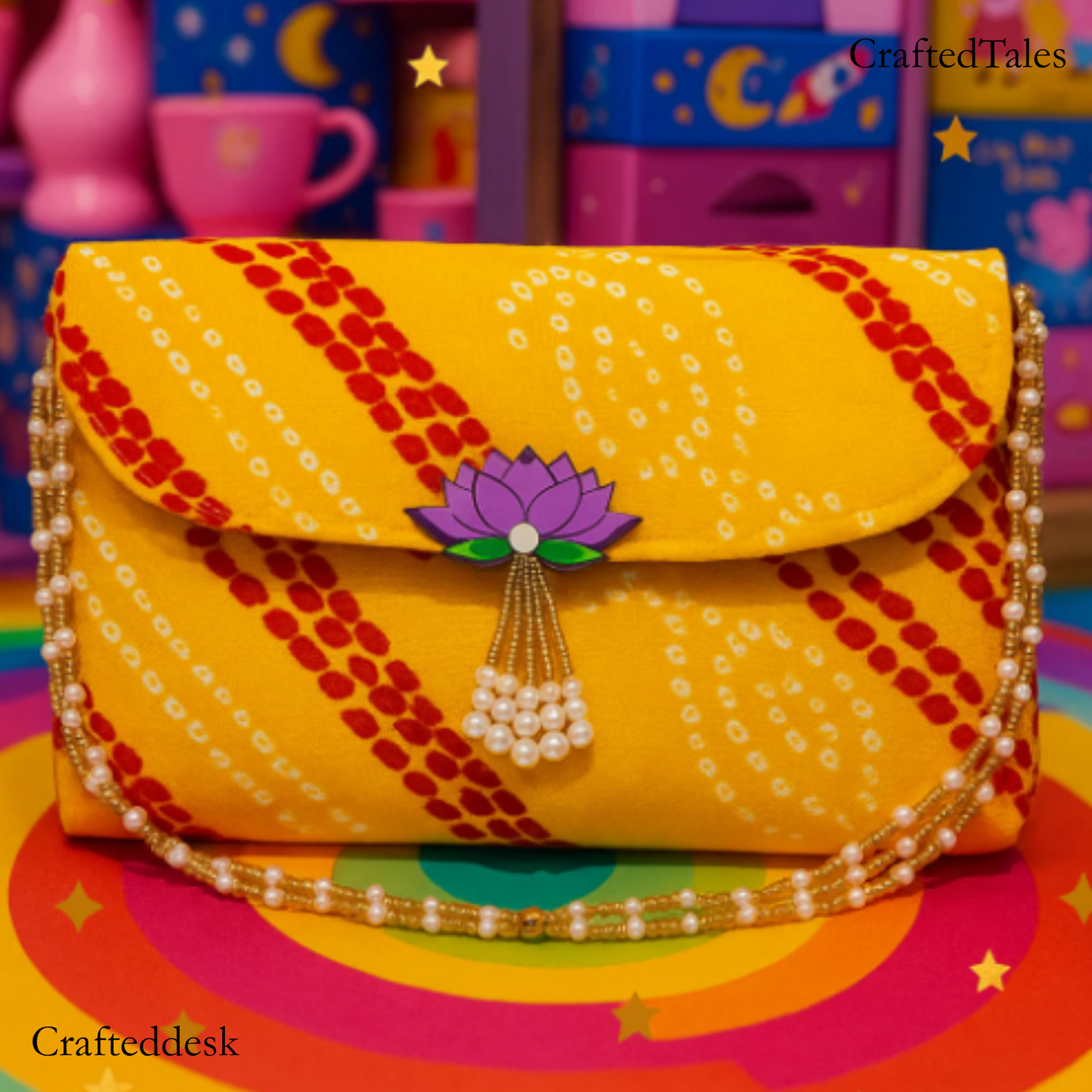 Bandhej Bliss Clutch