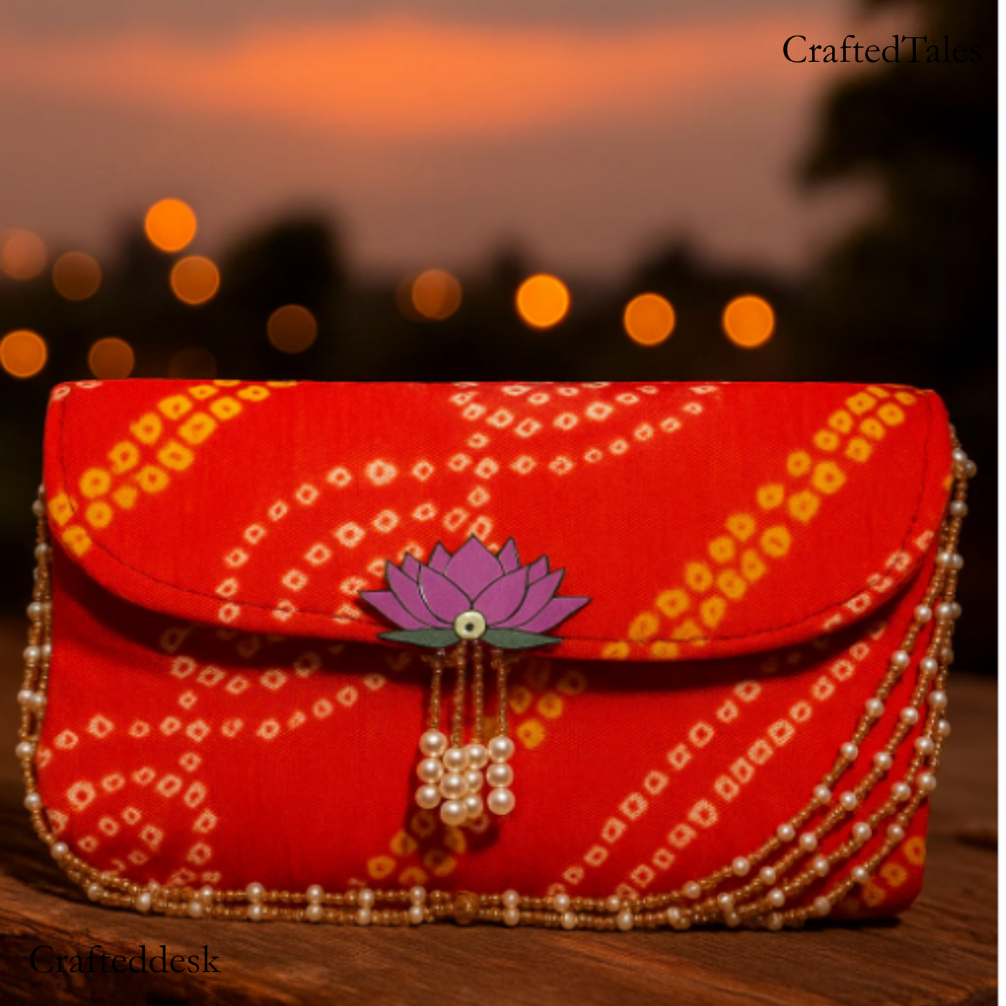 Bandhej Bliss Clutch