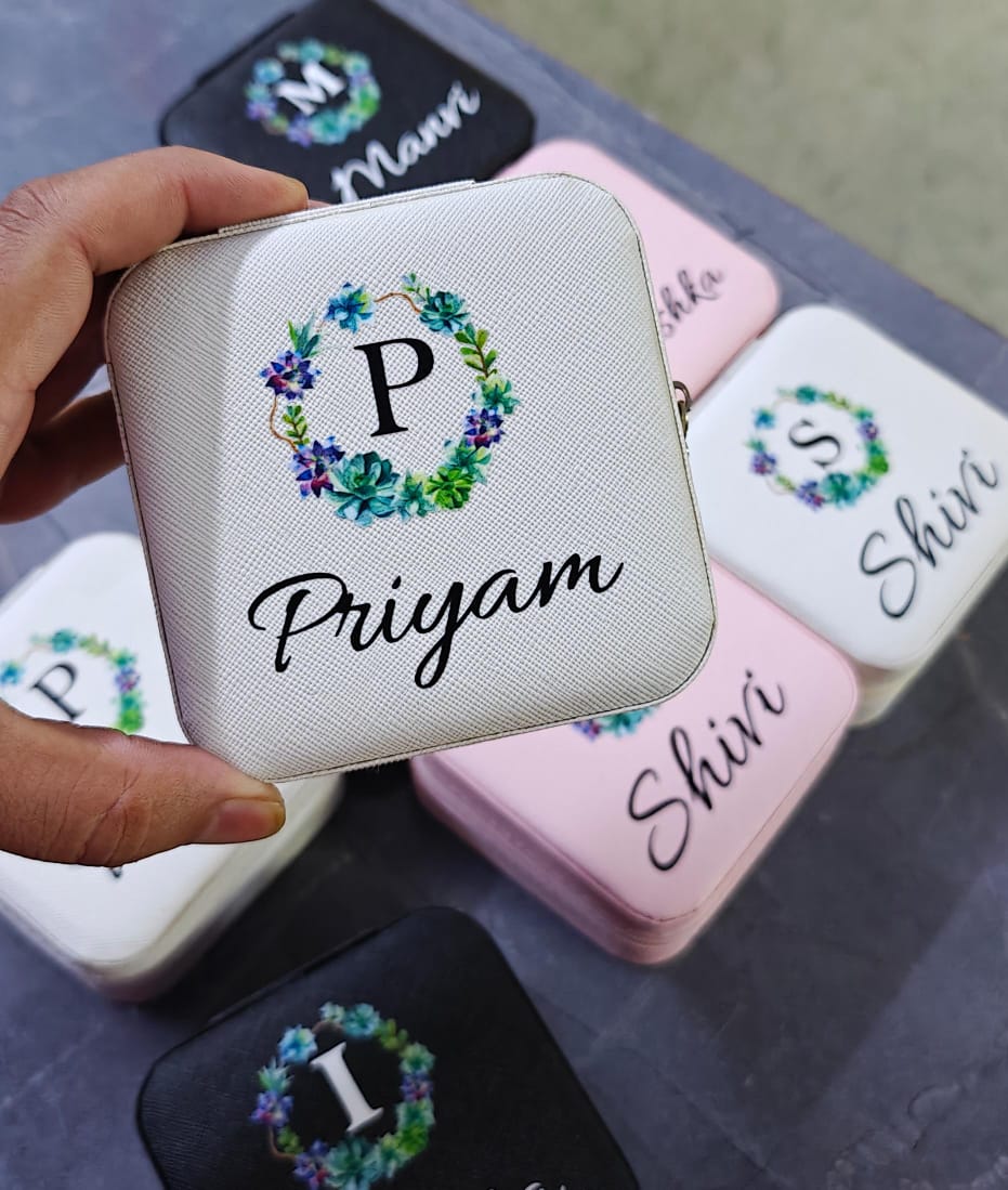 Personalized Mini Jewellery Organizer Box