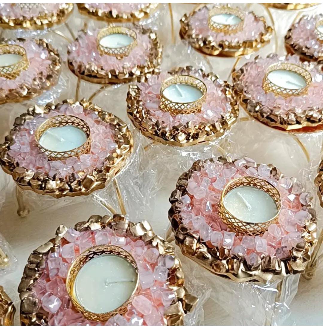 Crystal Resin Diya