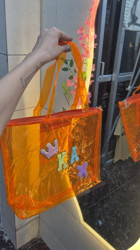 Personalised Tote Bag with Customised Pouch