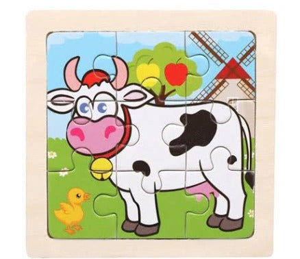 Mini Wooden Puzzle for Kids