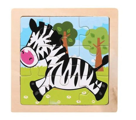 Mini Wooden Puzzle for Kids