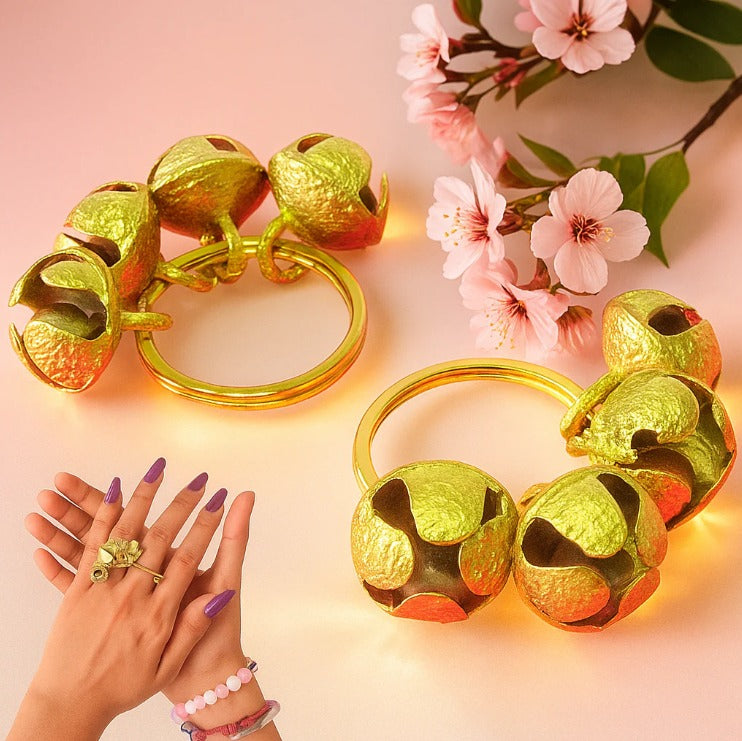 Ghungroo Finger Ring Set of 2