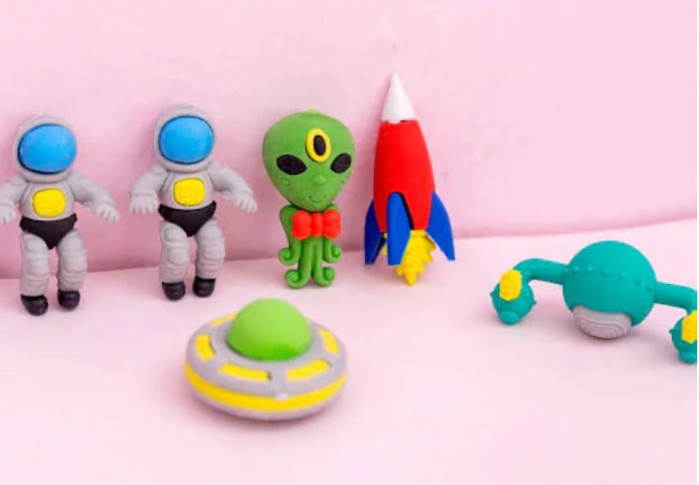 Space Adventure Eraser Set (Pack of 5)