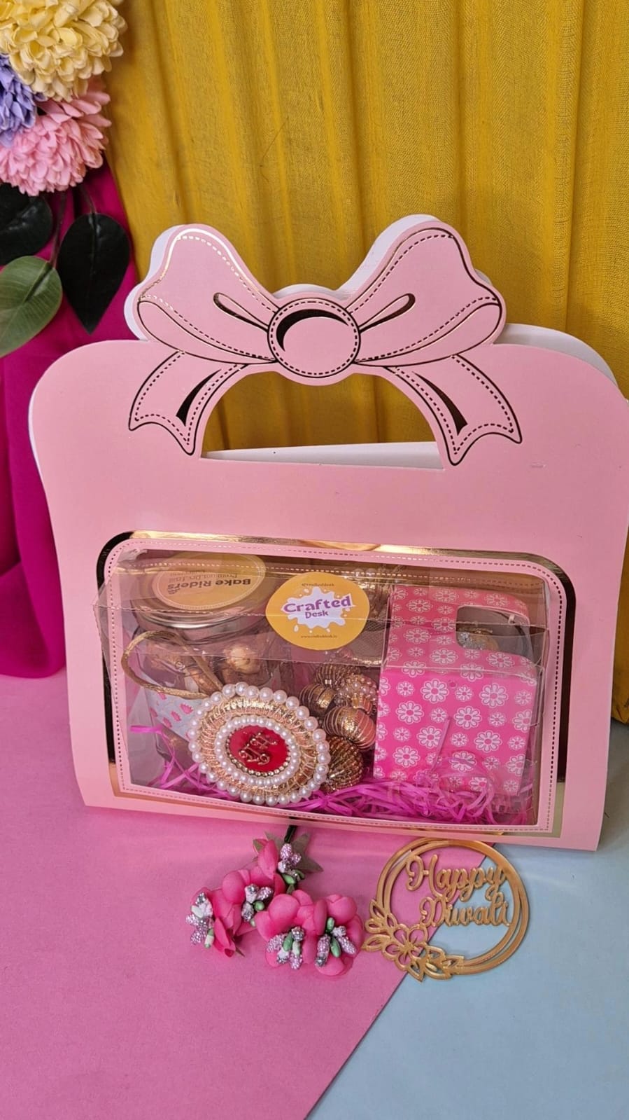 π Blush Bow Hamper