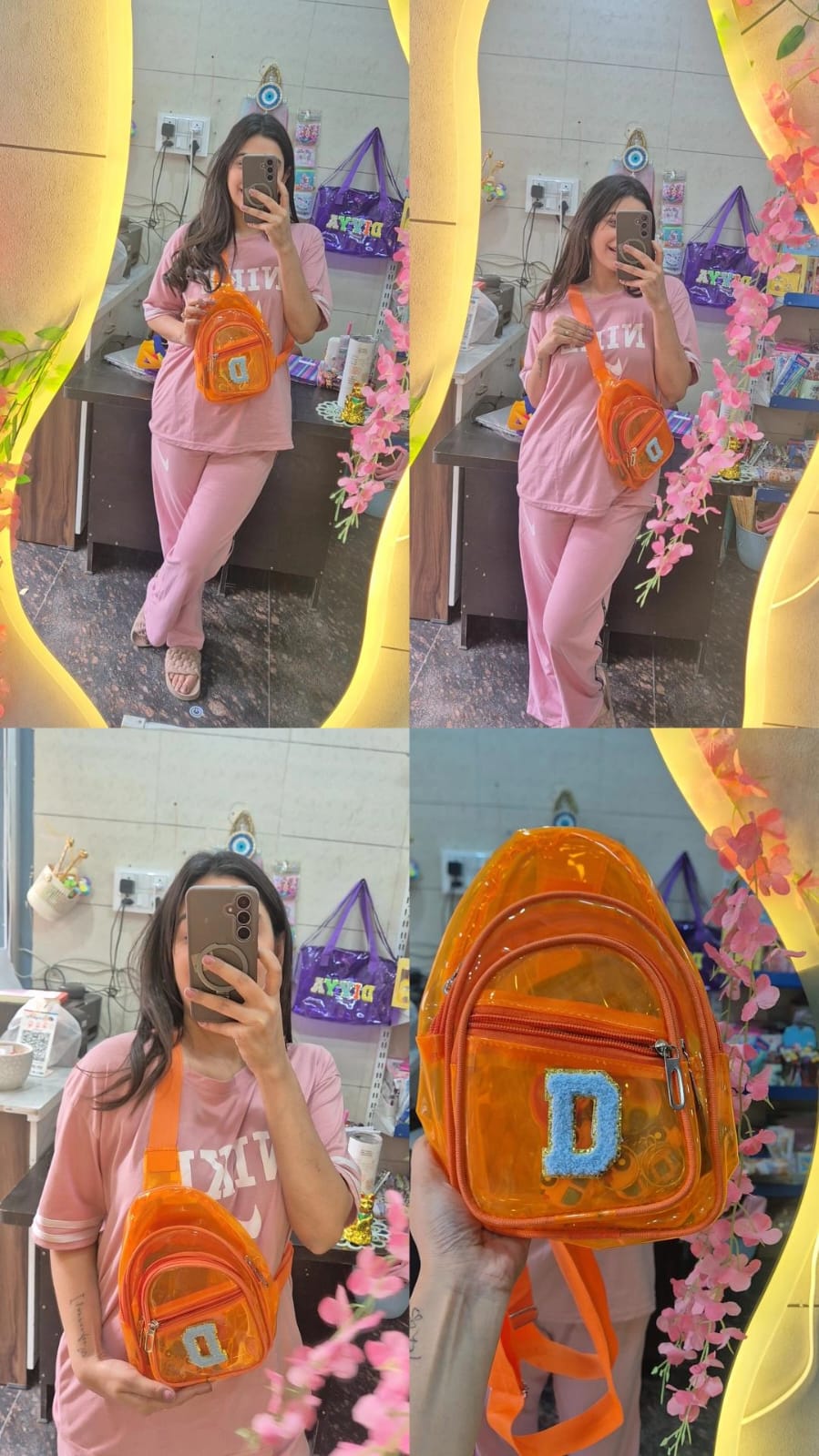 Neon Personalised Chest Bag