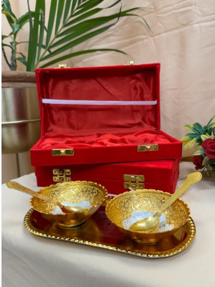 German Silver Spoon Bowl Set