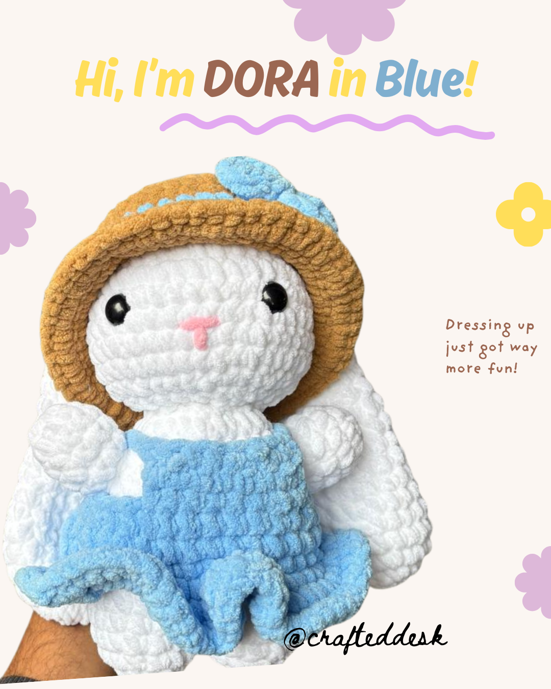 Dora - Crochet Bunny