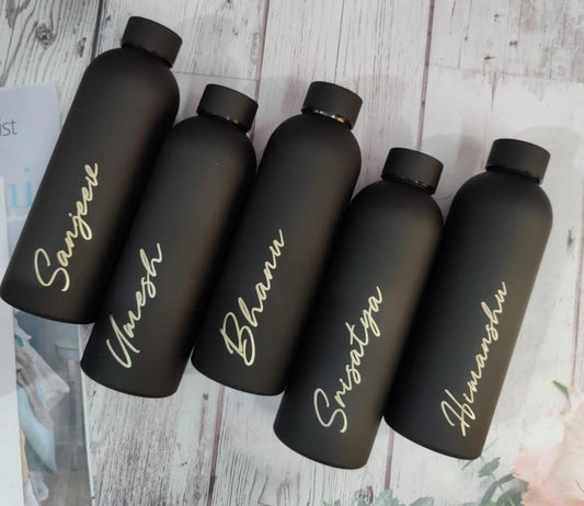 Customized Silicon Finish Water Bottle | Hot & Cold (500 ML)