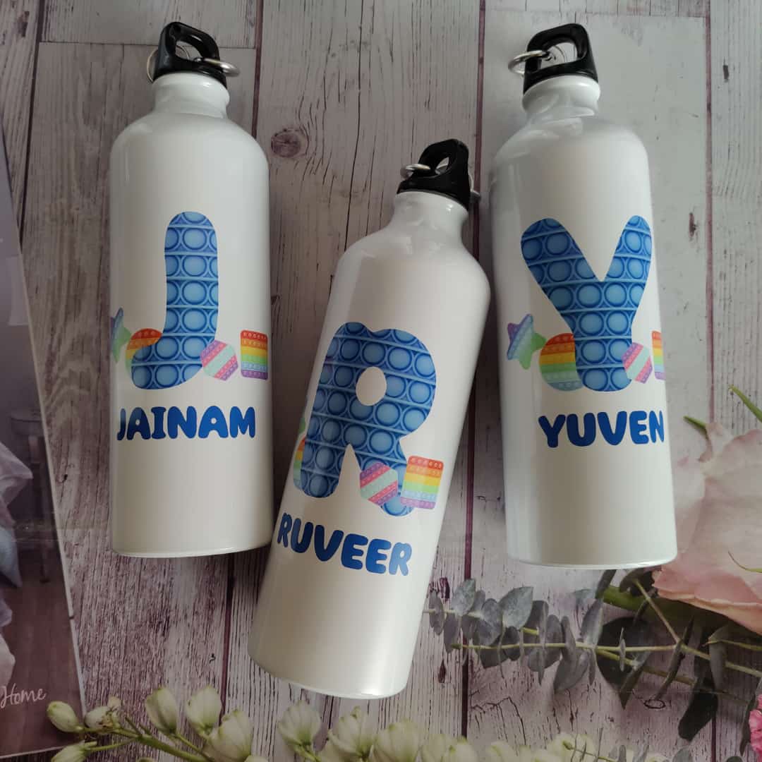 Personalized water bottle | Any Theme | Sipper Water Bottle for Kids