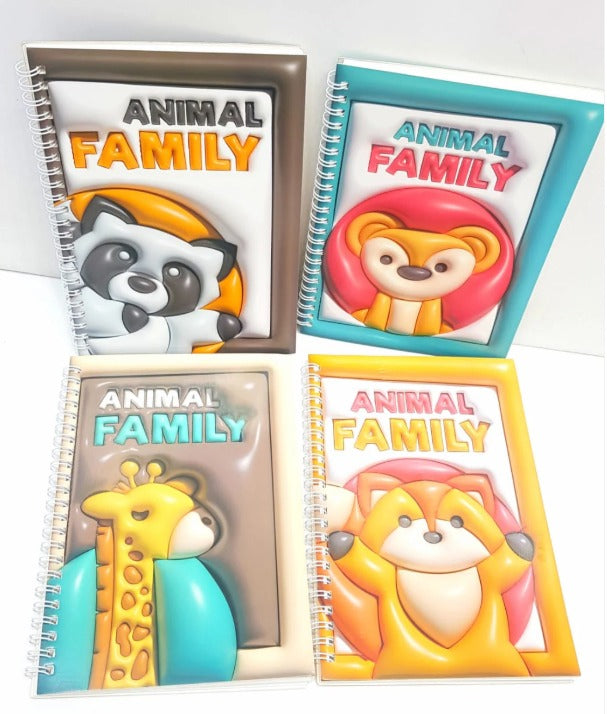 Animal Design Spiral Diary