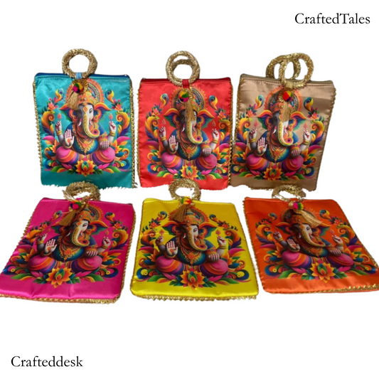 Ganesh Ji Handle Bags