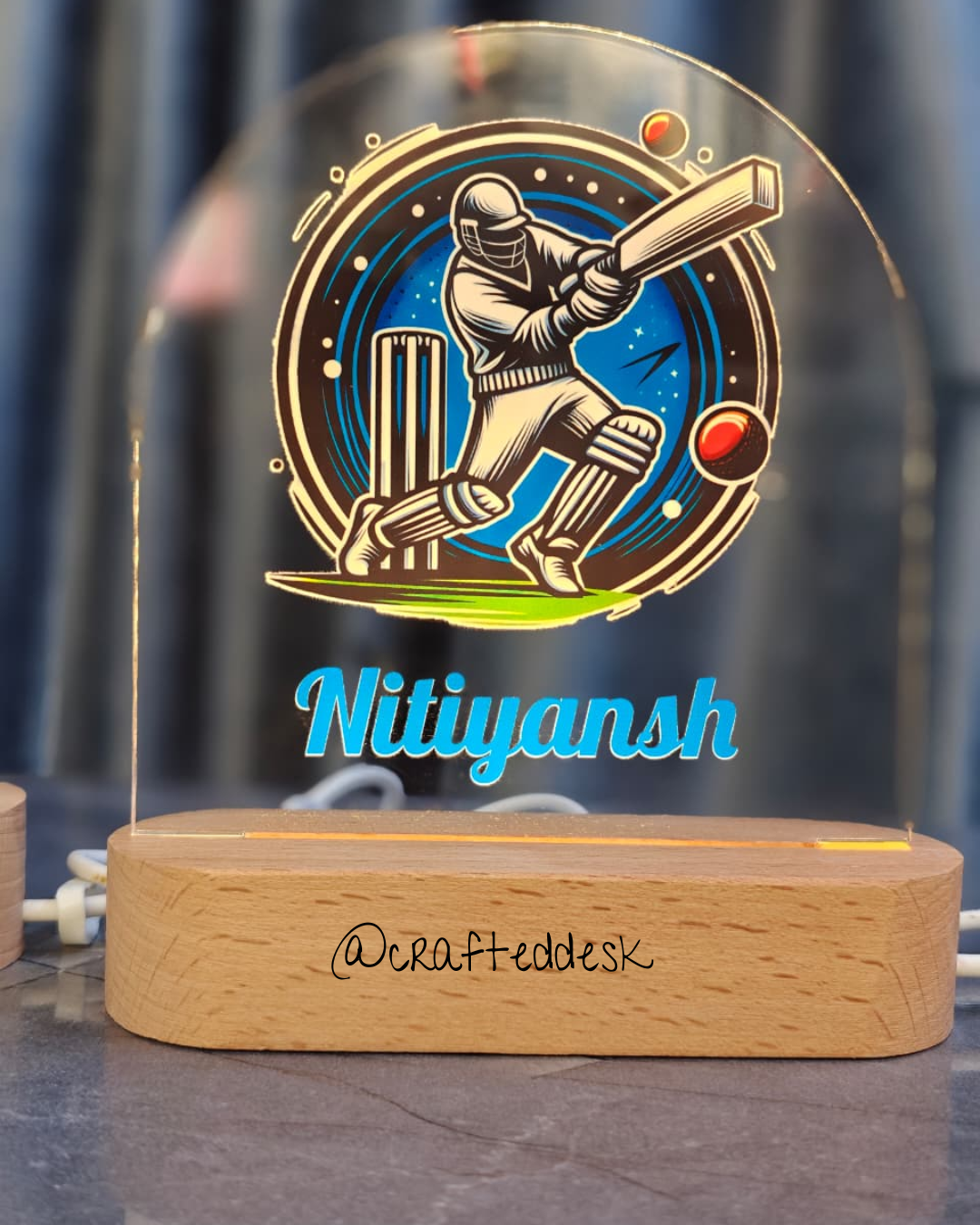 Personalized theme LED Name Lamp