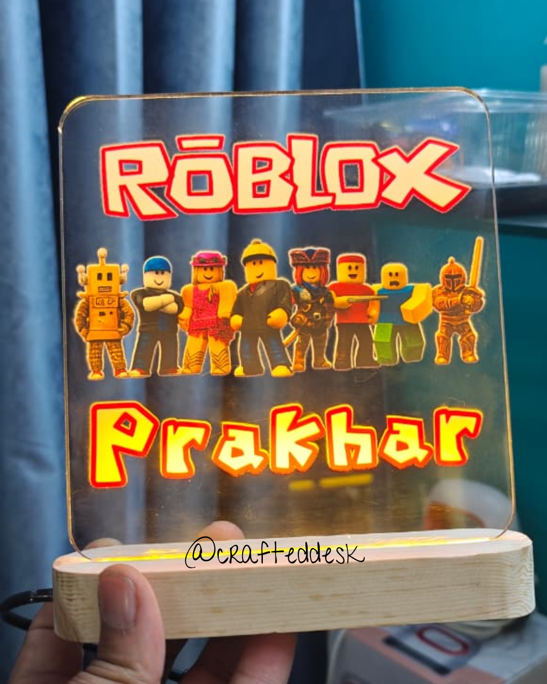 Personalized theme LED Name Lamp