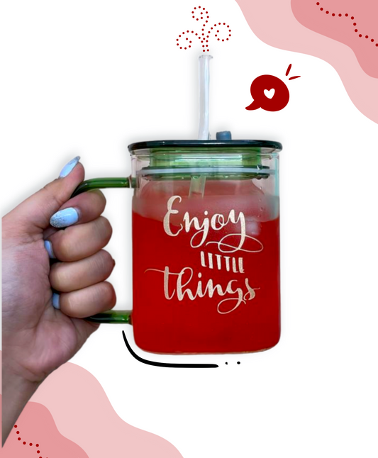 Personalised ENJOY LITTLE THINGS (GLASSWARE)