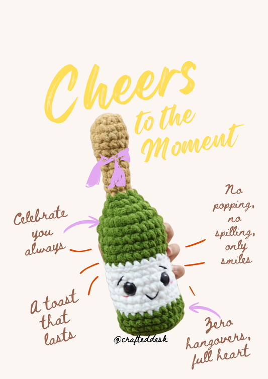Champy - The Champagne Crochet Bottle
