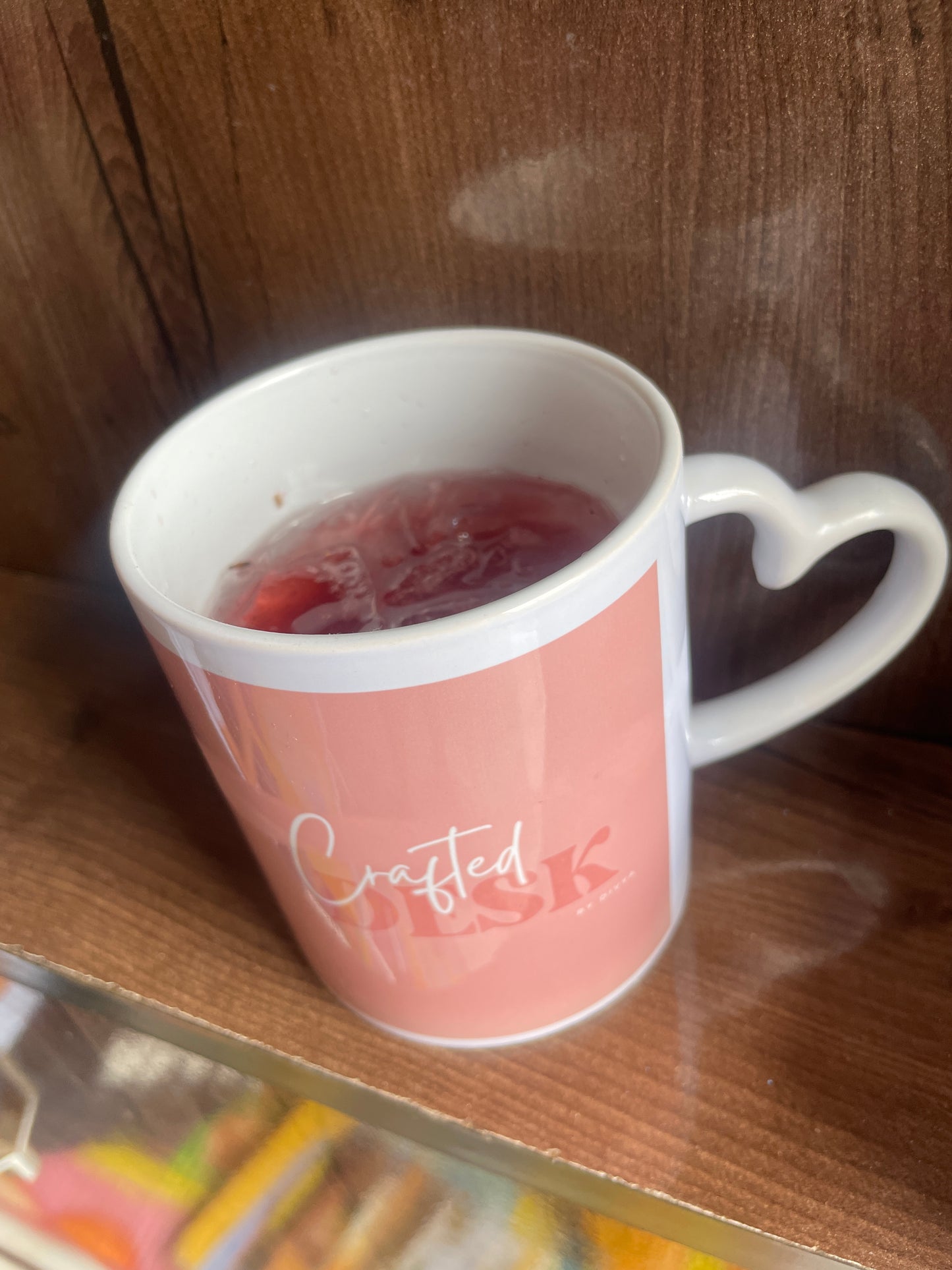 Personalised Heart Handle Mug