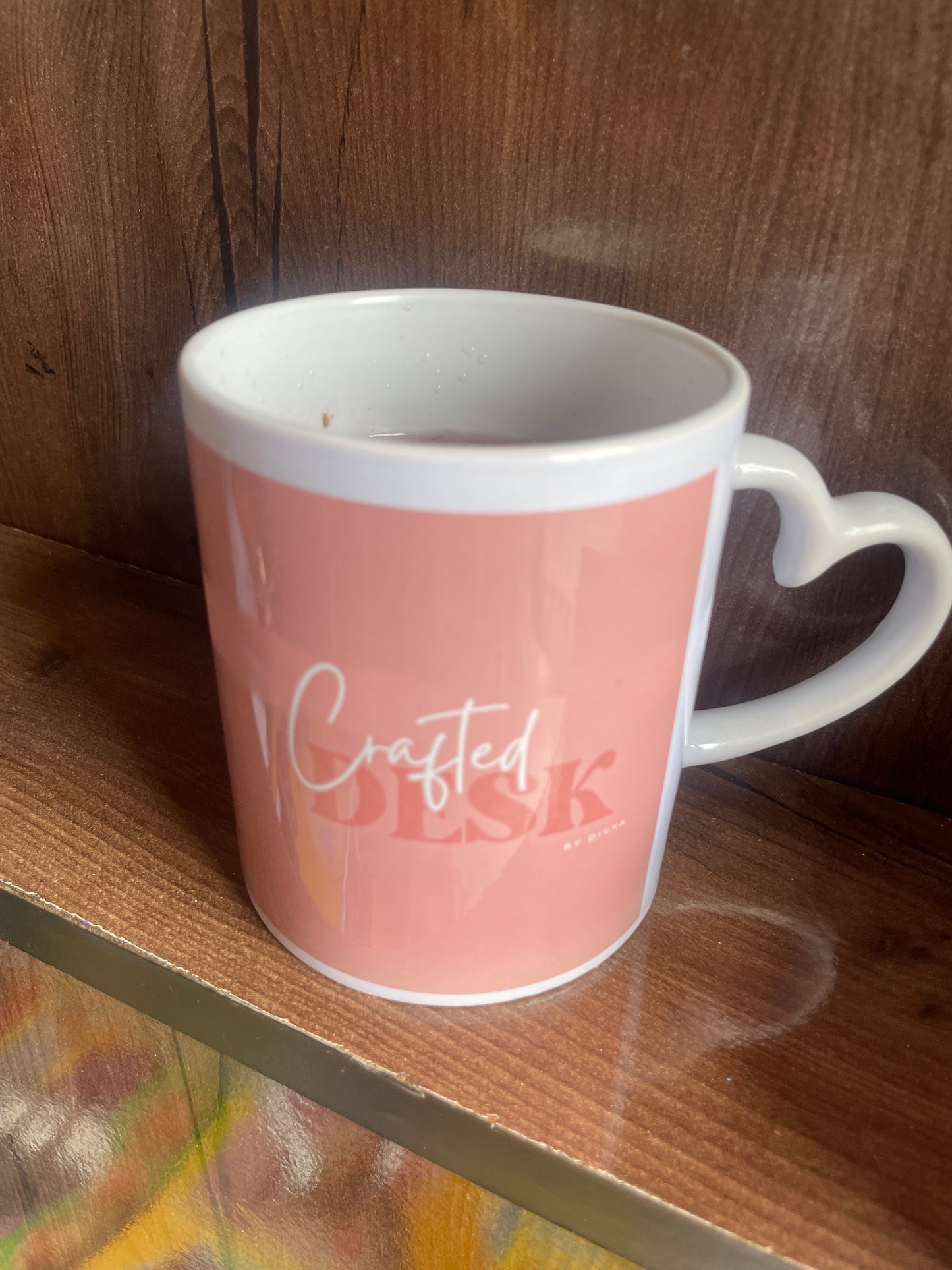 Personalised Heart Handle Mug