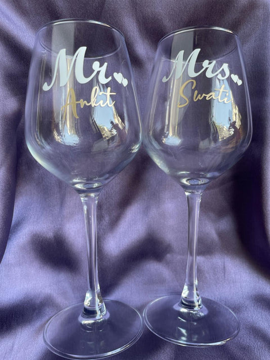 Personalized Wine Glasses