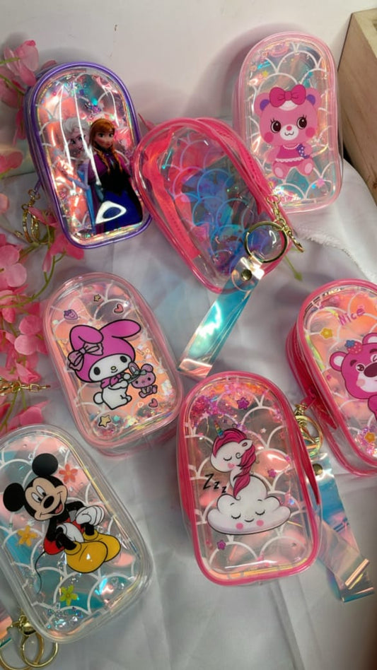 Holographic Transparent pouch
