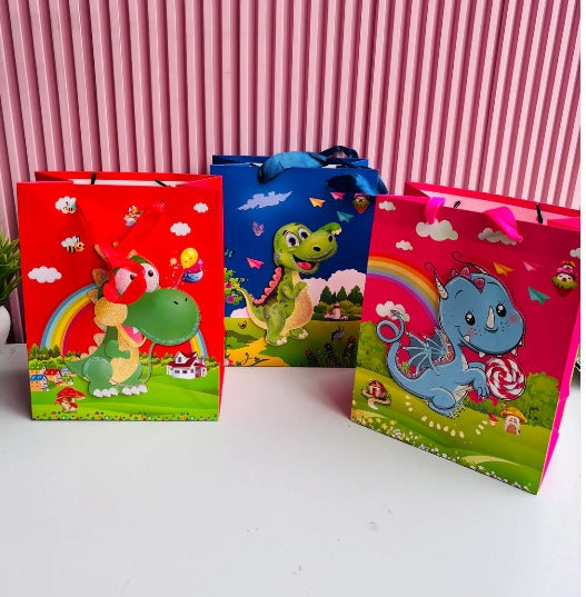 3D Glitter Paper Bag
