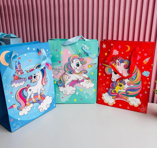 3D Glitter Paper Bag