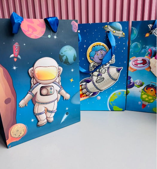 3D Glitter Paper Bag