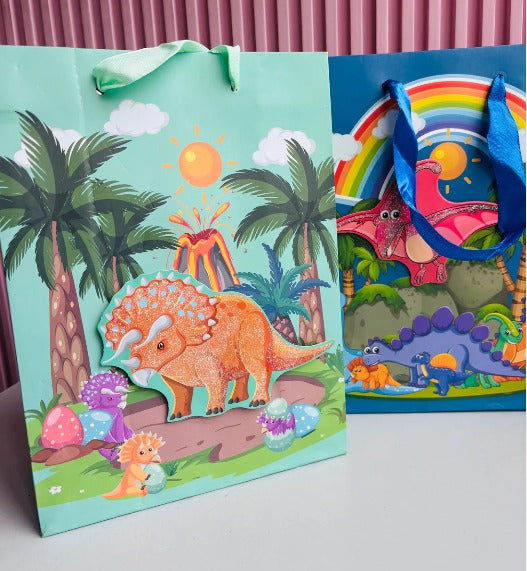 3D Glitter Paper Bag