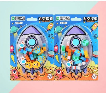 Mini Eraser Card ( Card of 20 Mini Eraser )
