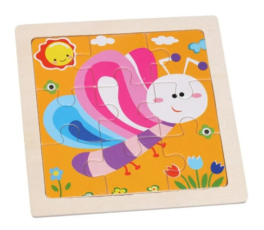 Mini Wooden Puzzle for Kids