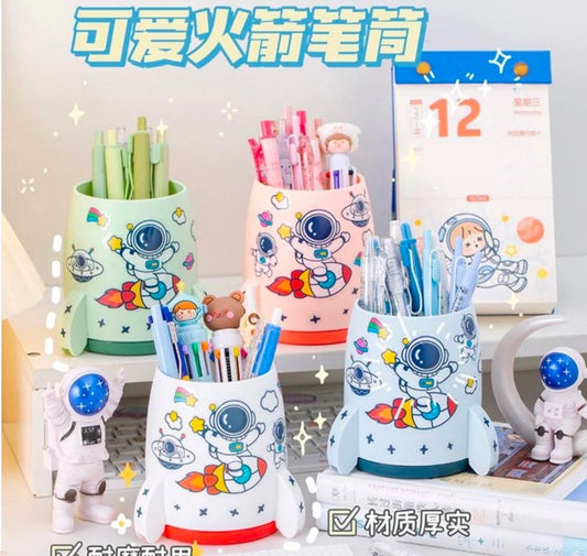 DIY Pen stand with stickers