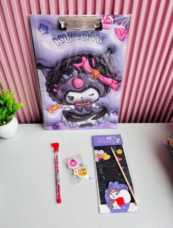 Kuromi Clipboard Hamper Set 🎀