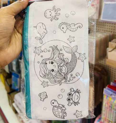 DIY Coloring pouch kit