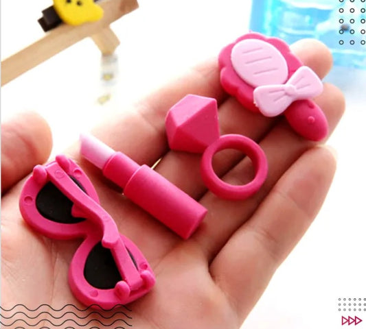 Fashion Mini Erasers (Pack of 5)