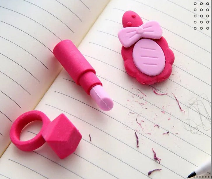 Fashion Mini Erasers (Pack of 5)