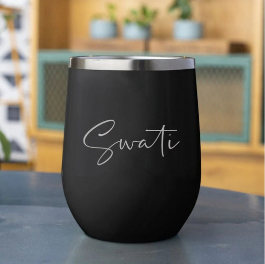 Personalized Stainless Steel Travel Coffee Mug With Lid
