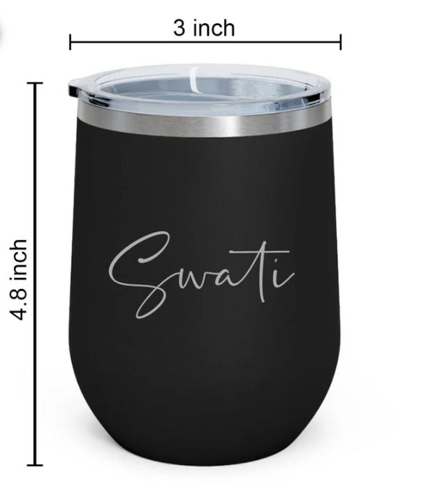 Personalized Stainless Steel Travel Coffee Mug With Lid