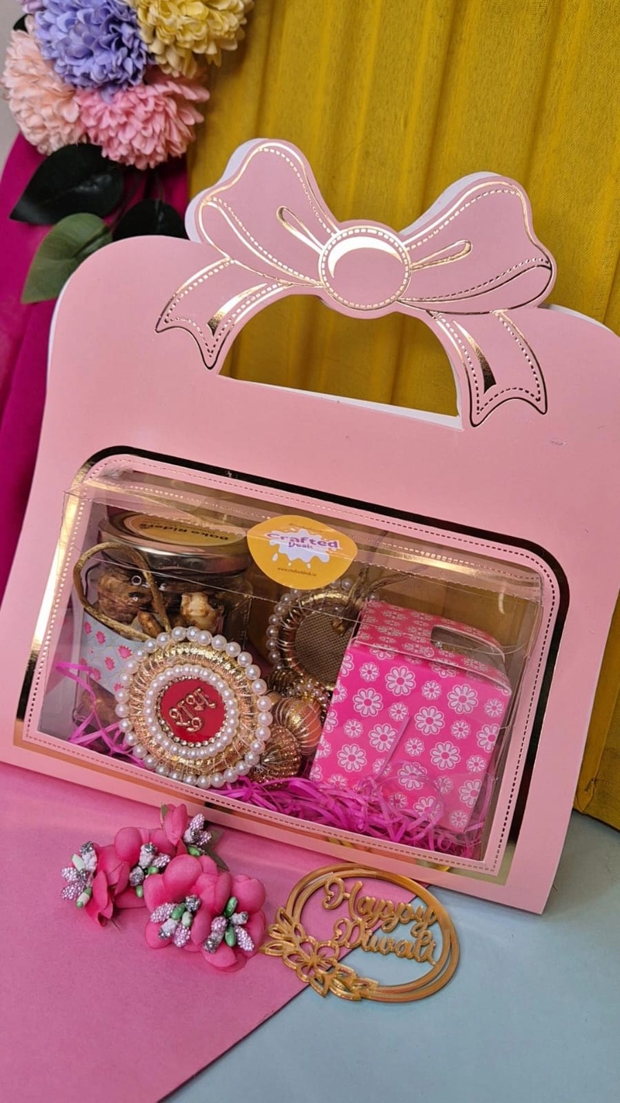 🎀 Blush Bow Hamper