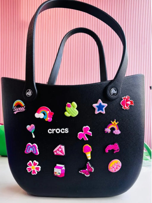 Large Silicone 17 Charms Bag