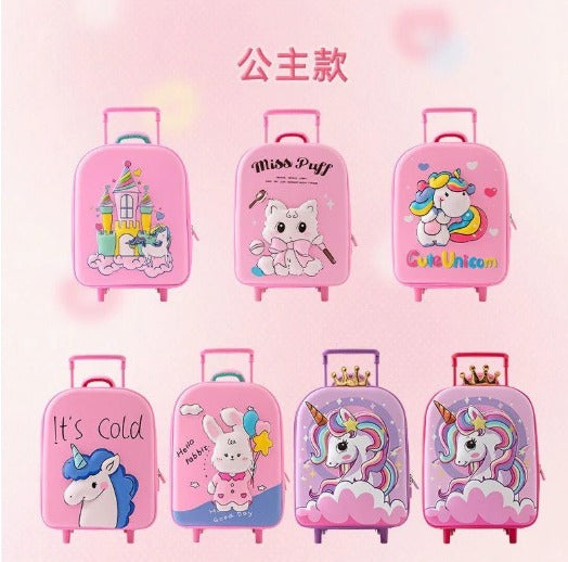 Kid-Friendly Suitcase Trolley