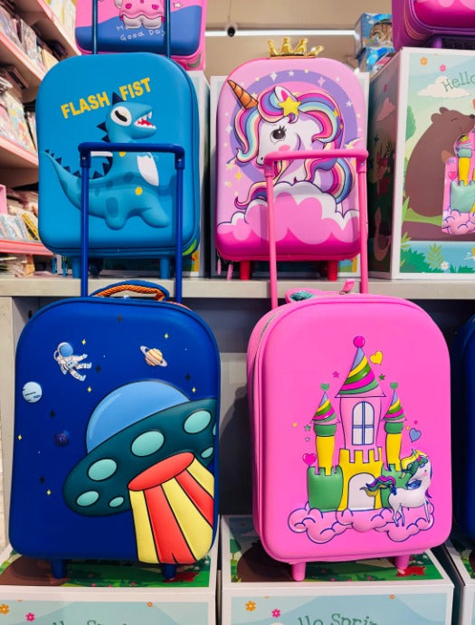 Kid-Friendly Suitcase Trolley