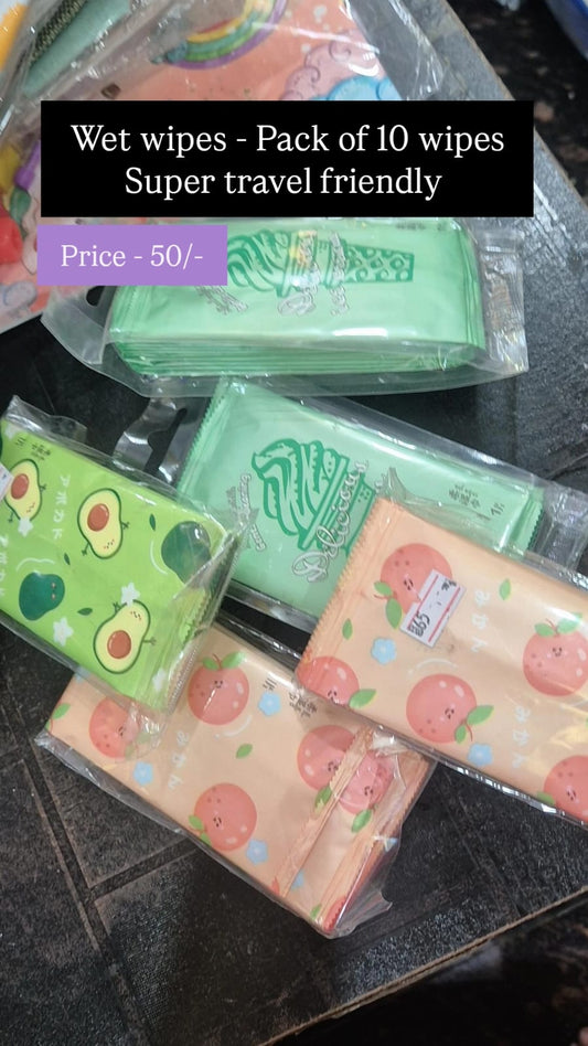 Wet Wipes (Pack of 10)