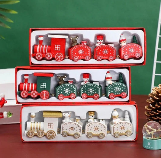 Christmas Wooden Toy Train