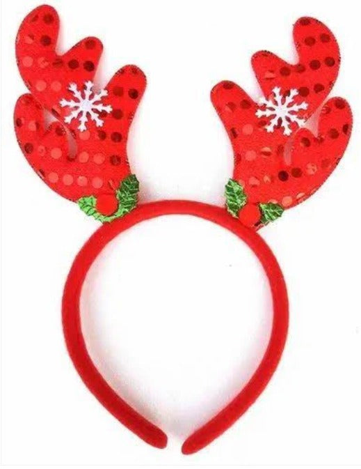 Glittery Christmas hairbands