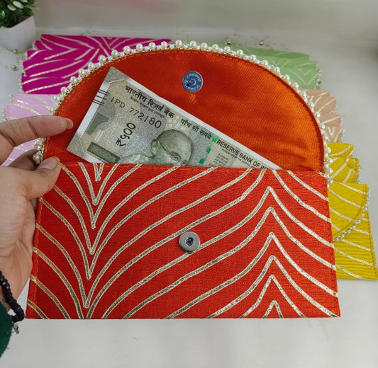Gota Money Envelopes with Pearl Detailing