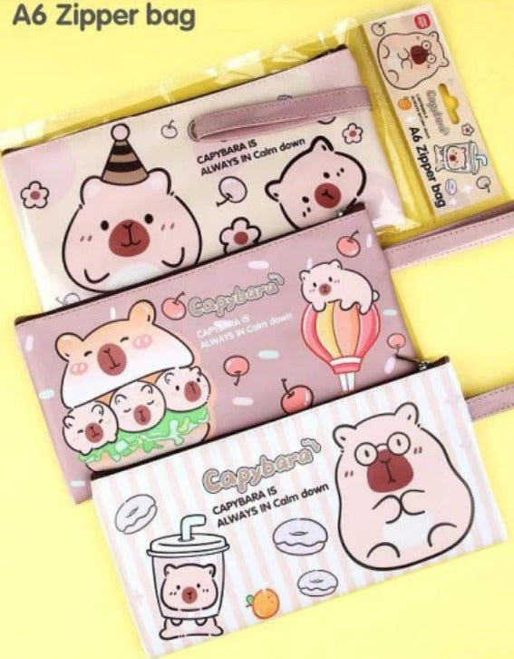 A6 Zipper Organizer Pouch