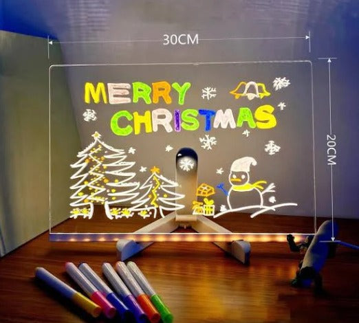 3D Acrylic Writing Board with Pen