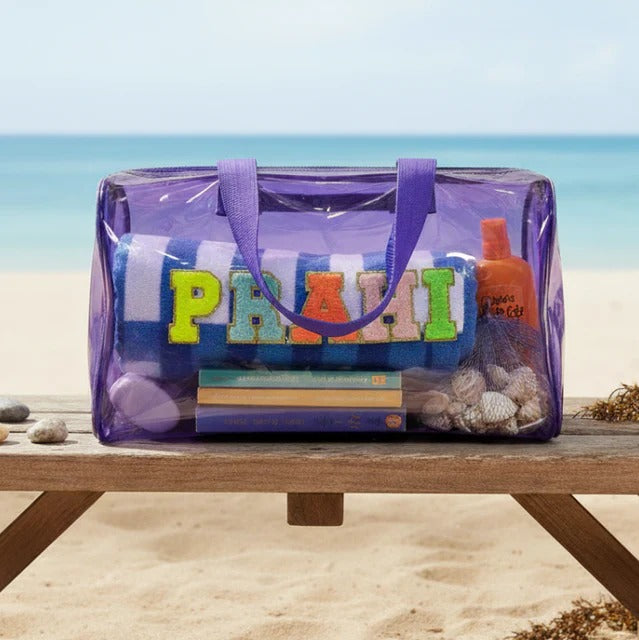 Customised Name Neon Duffle Bags